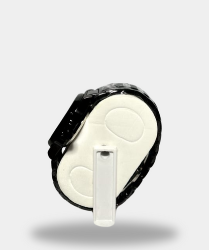 Patek  Nautilus Men’s Watch Black Strap with Champagne Dial