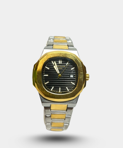 Patek Philippe Nautilus Two Tone Black